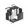 Rack de pared Lanberg WF01-6412-00B