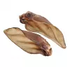 Premios para perros PETITTO oreja de ternera con cartílago — pack de 10, snacks masticables monocomponente
