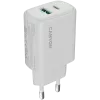 Cargador CANYON OnCharge 250 25W 1xPD 1xQC EU blanco