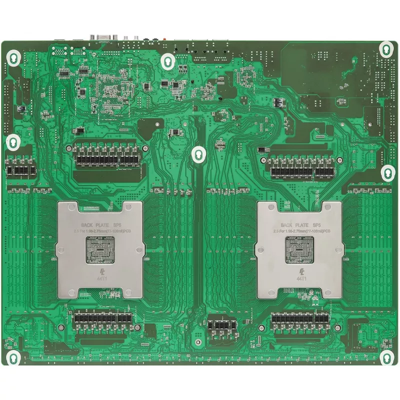 Placa base ASRock GENOA2D24G-2L+ — AMD SoC, socket SP5, ATX, 24x DDR5-DIMM, hasta 12,3 TB, 2x GbE