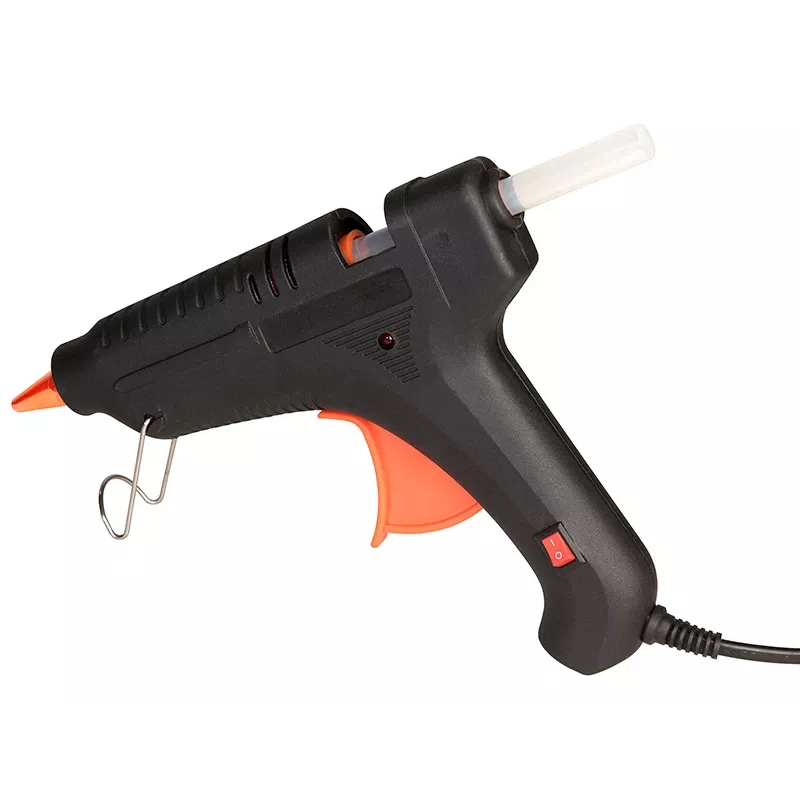 Pistola de pegamento TRACER 46512 P3 negra 100W