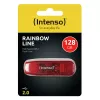 Memoria USB Intenso 128 GB USB Type-A 2.0 Rojo Transparente