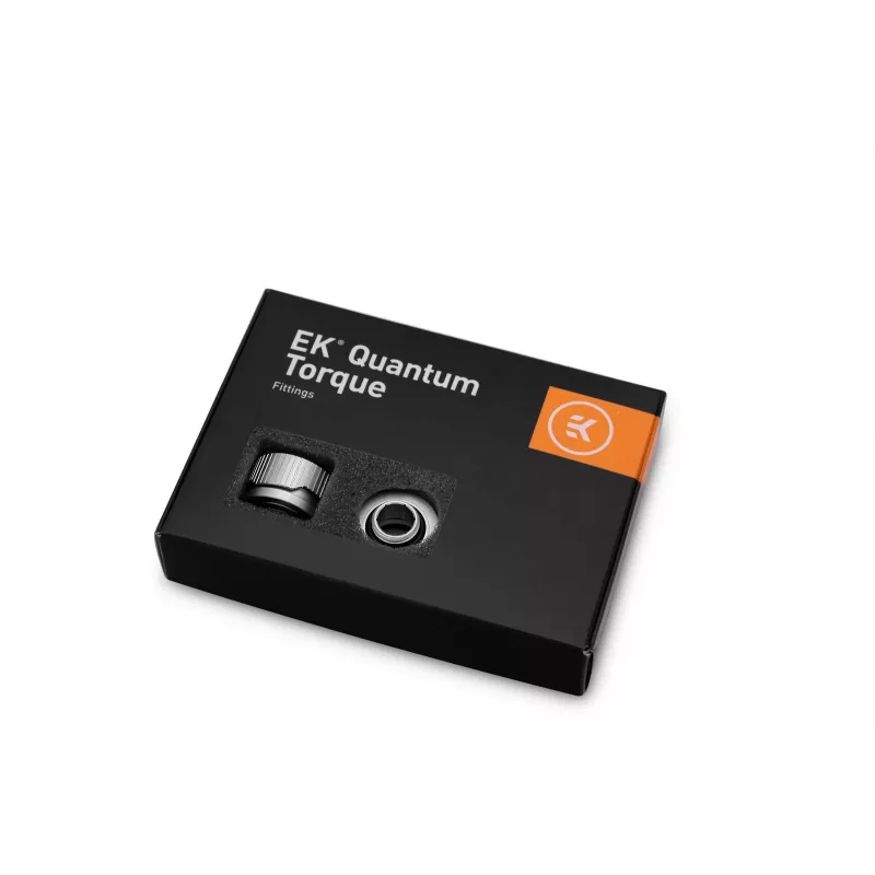 EK Water Blocks EK-Quantum Torque, pack de 6, terminal de llave dinamométrica HDC 16, plateado, 1/4, 6 uds.
