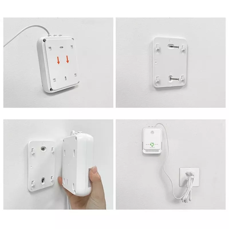 Detector de gas y monóxido de carbono LED