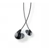 Auriculares in-ear con cable Shure SE112-GR para llamadas/música, negro, gris
