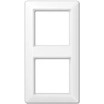 Tapa de interruptor JUNG AS 582 WW blanco — duroplast, 80,5×151,5 mm