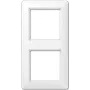 Tapa de interruptor JUNG AS 582 WW blanco — duroplast, 80,5×151,5 mm