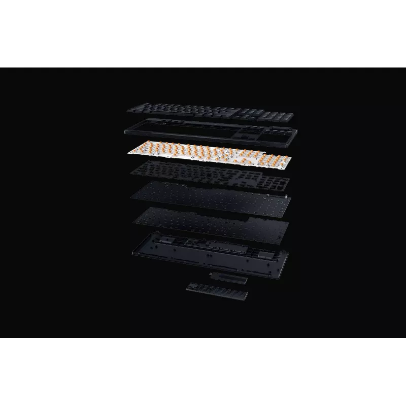 Teclado gaming Razer BlackWidow V4 Low-profile Wireless — teclas mecánicas de perfil bajo, Bluetooth y 2,4 GHz