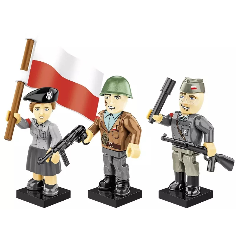 Historical Collection Segunda Guerra Mundial /2057/ LEVANTAMIENTO DE VARSOVIA 1944 3 figuras/35 bloques