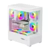 Caja de PC DarkFlash C365 (blanca) con 5 ventiladores