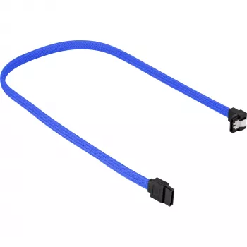 Cable SATA Sharkoon SATA 3 0,3 m 7 pines negro azul