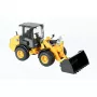 Bruder 02485 CAT cargadora de ruedas articulada compacta, vehículo de juguete a escala, de plástico