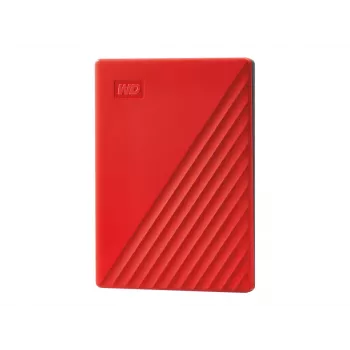 WD My Passport WDBYVG0020BRD - Disco duro - cifrado - 2TB - externo (portátil) - USB3.0 - AES de 256 bits - Rojo (WDBYVG0020BRD-WESN)