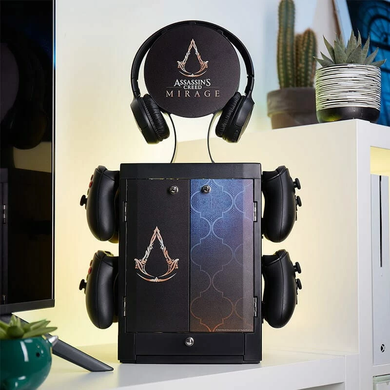Numskull Games Official Assassin's Creed - Mirage Gaming Locker, soporte para discos de juegos, Xbox, Negro, Cableado, 1 unidad