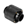 Conector de compresión Bitspower G1/4 pulgadas rosca macho a 16/11 mm Recto — negro mate