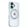Funda protectora Torras Ostand R Fusion para iPhone 16 — verde, funda protectora delgada con aberturas precisas