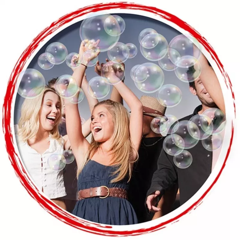 Pustefix Party-Bubbler 869790 pompas de jabón, 1 l