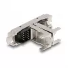 Acoplador DeLOCK RJ45 LSA a LSA Cat.8.1 sin herramientas negro
