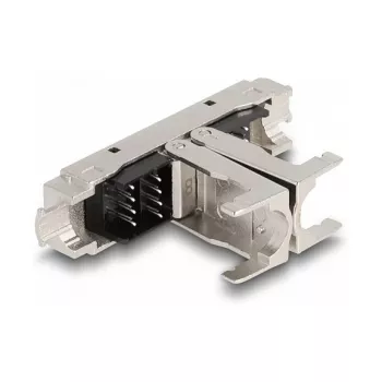 Acoplador DeLOCK RJ45 LSA a LSA Cat.8.1 sin herramientas negro