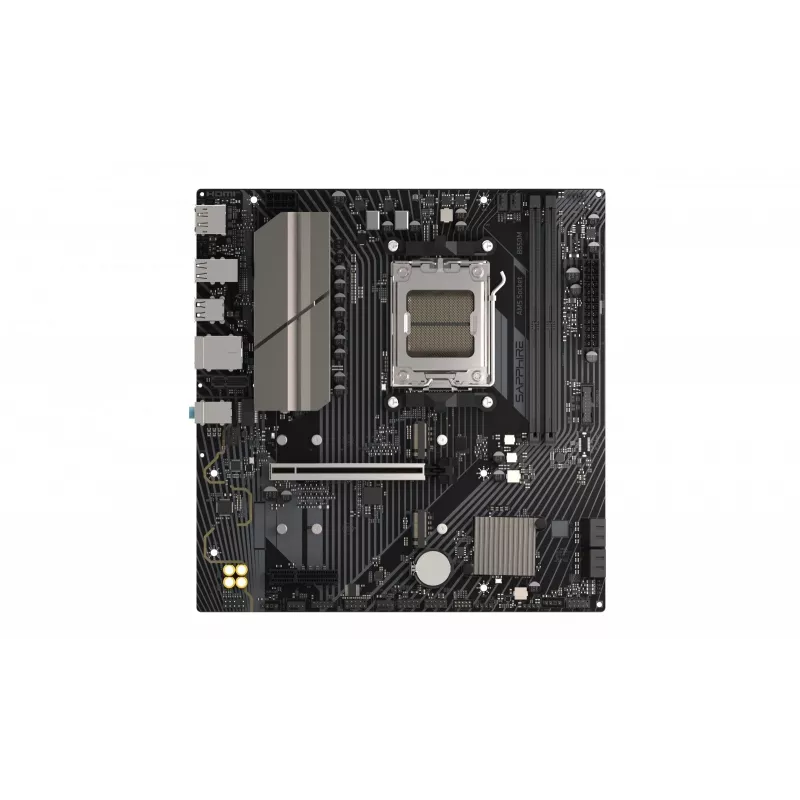 Placa base Sapphire B650M-E (AMD B650) micro ATX, socket AM5, DDR5, 2x DIMM, 96GB, 2x M.2 (PCIe5/4), 4x SATA III, 2,5Gb LAN