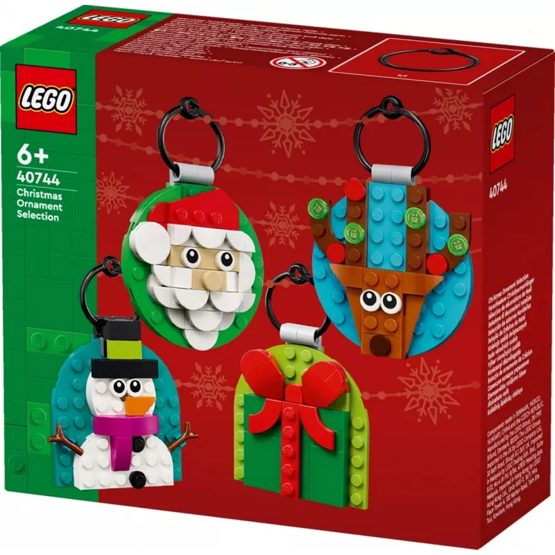 Bricks Iconic 40744 surtido de adornos navideños