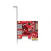 Tarjeta DeLOCK PCI Express x1 a 2 x conector hembra USB 5 Gbps Type-A Low Profile
