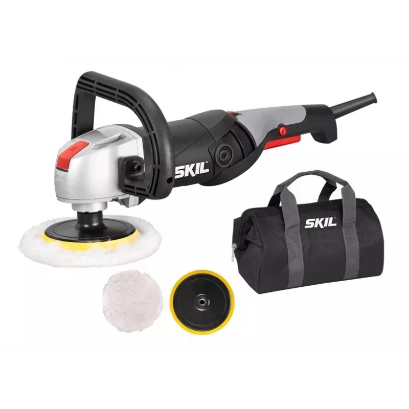 SKIL 9955 MA pulidora de suelos, 3600 rpm, negra, gris, roja, plateada