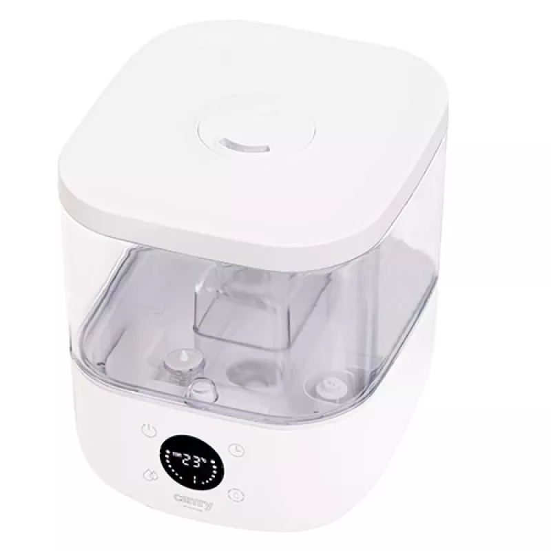 Camry | CR 7973w | Humidificador | 23 W | Capacidad del depósito de agua 5 L | Apto para estancias de hasta 35 m² | Ultrasónico | Potencia de humidificación 100-260 ml/h | Blanco