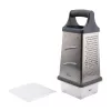 Rallador manual de alimentos Jata HRAL3248 – rallador de 4 caras con recipiente