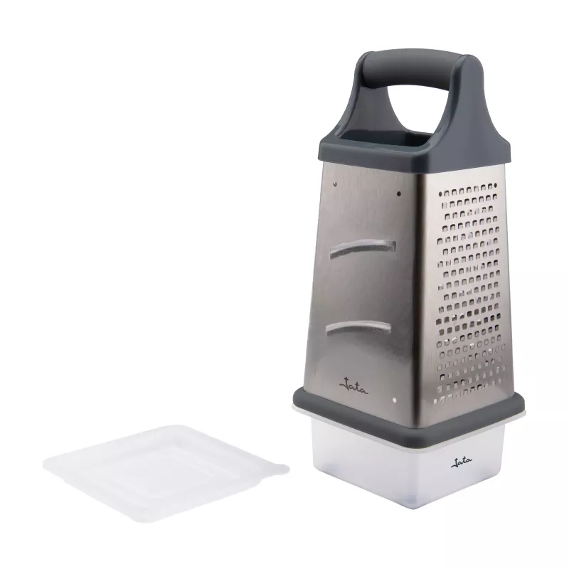 Rallador manual de alimentos Jata HRAL3248 – rallador de 4 caras con recipiente