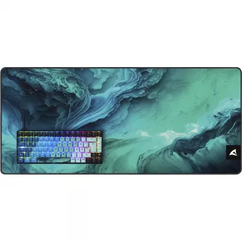 Teclado gaming mecánico Sharkoon SKILLER SGK50 S3 Ultimate Rev2 menta azul distribución QWERTZ