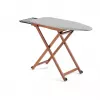 Tabla de planchar ARREDAMENTI STIROLIGHT 135 x 45 cm, funda marrón, patas plegables