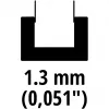 Guía de sierra maciza Einhell 4500363 25 cm