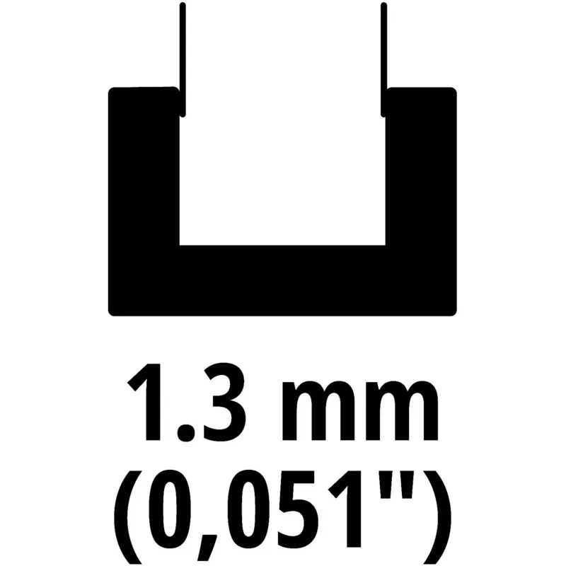 Guía de sierra maciza Einhell 4500363 25 cm