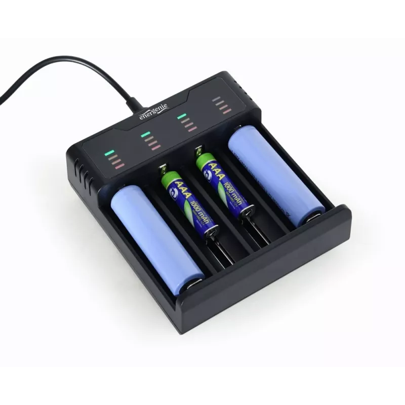 Cargador de pilas Gembird BC-USB-02 USB litio-ion NiCd NiMH