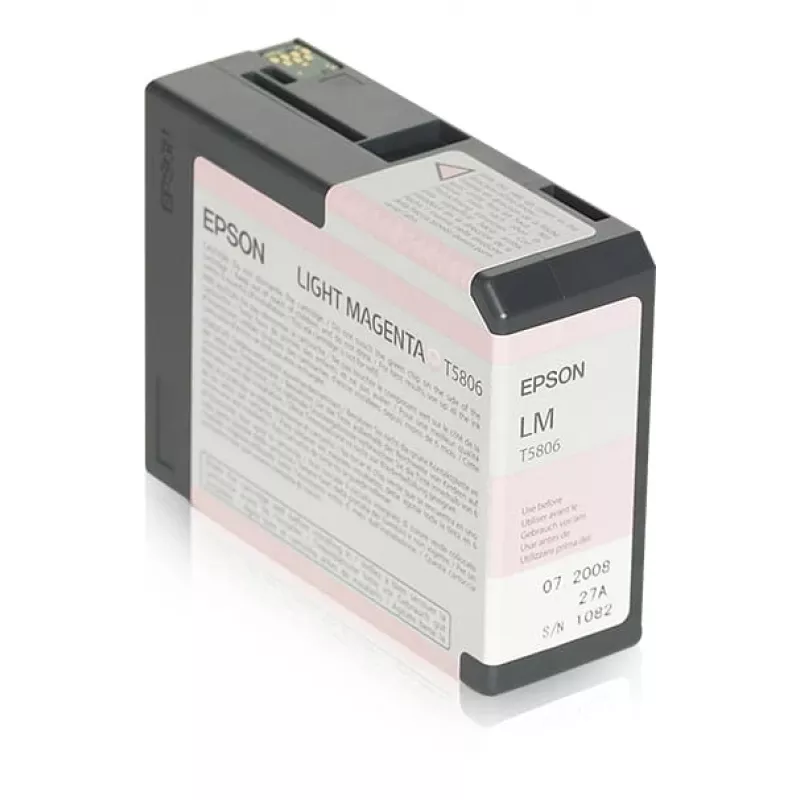 Epson pack individual magenta claro T580600, magenta claro, tinta pigmentada, 80 ml, 1 unidad