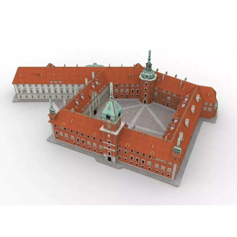 Puzle 3D Cubicfun Castillo Real de Varsovia modelo 306-20268 – maqueta arquitectónica de cartón, escala y número de piezas no indicados