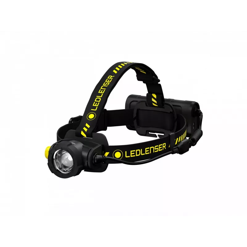 Linterna frontal Led Lenser H15R Work negra amarilla