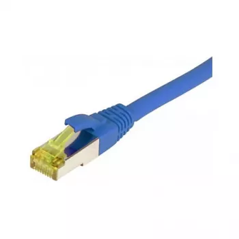 Cable de parcheo RJ45, CAT6A 500 MHz, 1,5 m, azul, S-STP (S/FTP), TPE/LSZH (Ultraflex), AWG26, con cable bruto Cat.7, Synergy 21 (S217646)