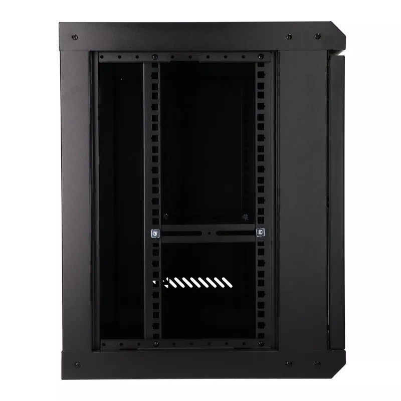 EXTRALINK LITE 9U 530X400 armario rack de pared, negro, con estante