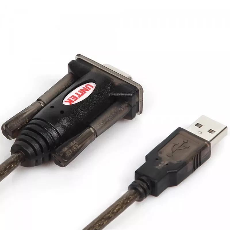 Cable serie UNITEK Y-105A negro 1,5 m USB Type-A DB-9