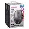 Ratón inalámbrico Defender Silent Click Feam gris 52298