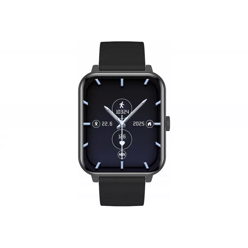 myPhone Watch Classic 2 4,7 cm (1,85 inch) IPS Digital 240 x 284 píxeles Pantalla táctil Negro