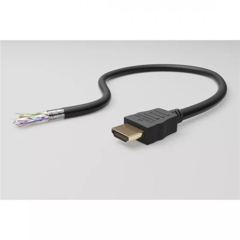 Goobay 61296 - Cable HDMI High Speed con conector en ángulo Ethernet 4Ka60Hz 2.0 - Cable - Digital/Display/Video