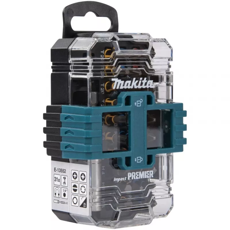 Makita Impact Premier Juego de puntas de destornillador, 31 piezas (E-13552)