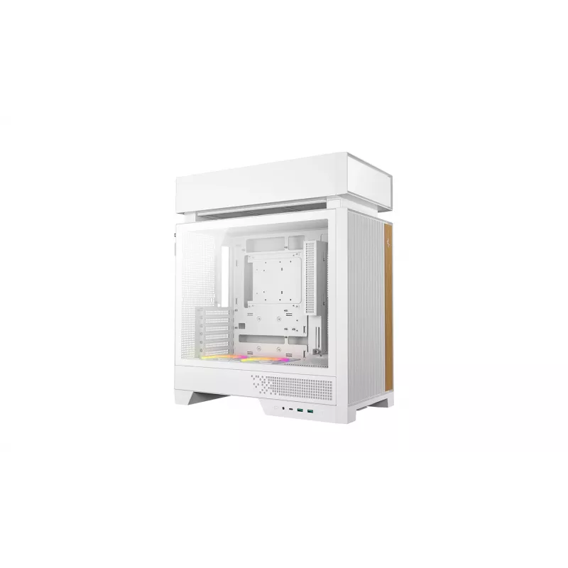 Caja de PC DeepCool CL660 WH Blanca — ATX/Micro-ATX/Mini-ITX, cristal templado, compatible con fuentes ATX/PS2/SFX/SFX‑L