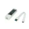 Hub USB 3.2 Gen 1 portátil ROLINE, 4 puertos, cable de conexión Type-A+C