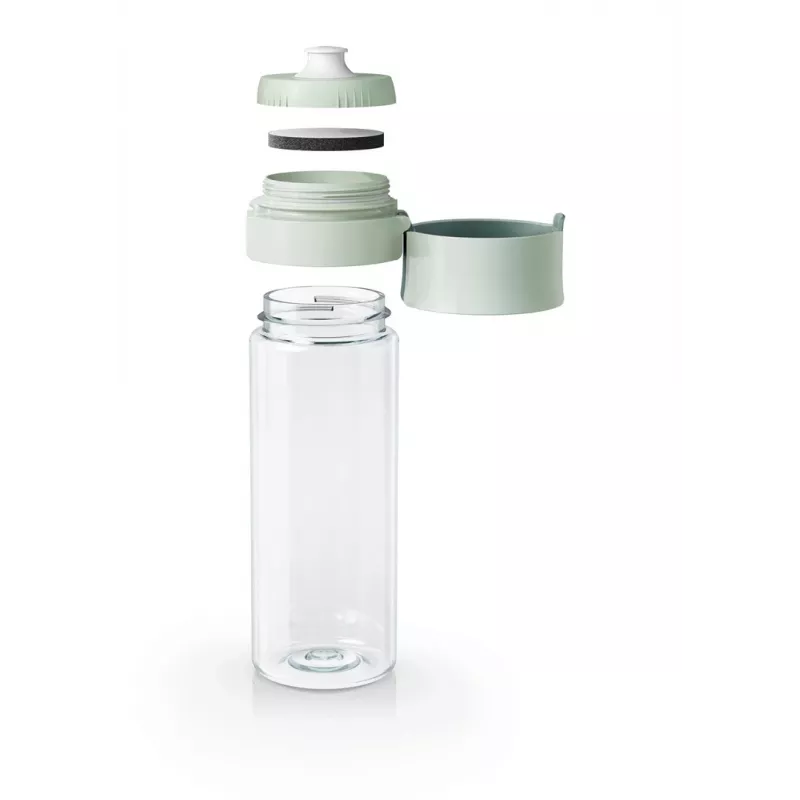 Botella reutilizable BRITA Fill&Go Vital 600 ml con filtro MicroDisc integrado, verde