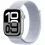 APPLE Watch Series 10 GPS 46 mm caja de aluminio plata con correa Sport Loop Blue Cloud