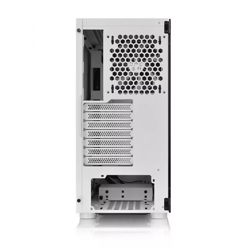 Caja de PC Thermaltake H200 TG Snow RGB semitorre blanca